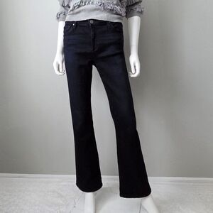AG Adriano Goldschmied The Angel Boot Cut Jeans, Dark Blue Stretchy Size 28